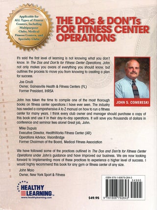 The Dos and Don'ts for Fitness Center Operations