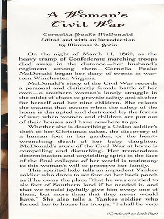 A Woman's Civil War; a diary, with reminiscences of the war, from March 1862