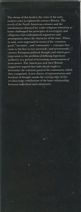 Defining the Common Good; empire, religion and philosophy in eighteenth-century Britain
