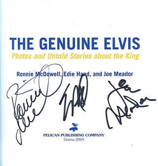 The Genuine Elvis; photos and untold stories about the King