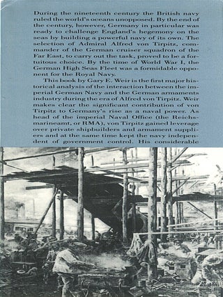Building the Kaiser's Navy; the Imperial Navy Office and German industry in the von Tirpitz era 1890-1919