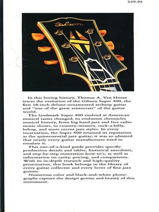 The Gibson Super 400; art of the fine guitar