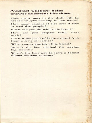 Practical Cookery; and the etiquette and service of the table