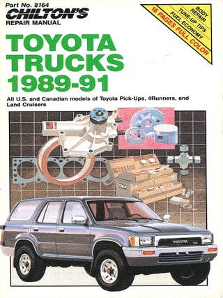 Item #16145 Chilton's Repair Manual; Toyota trucks 1989-1991