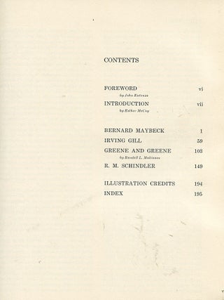 Five California Architects