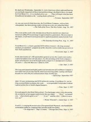 The Edsel Affair; what went wrong?