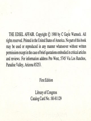 The Edsel Affair; what went wrong?
