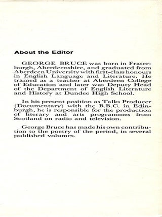 The Scottish Literary Revival; an anthology of twentieth-century poetry