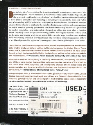 Disciplining the Poor; neoliberal paternalism and the persistent power of race