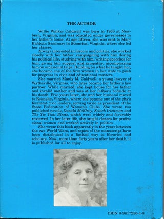 Stonewall Jim; a biography of General James A. Walker, C.S.A.