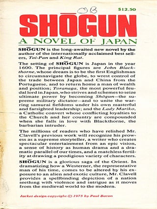 Shogun; a novel of Japan