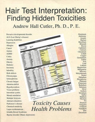Item #16232 Hair Test Interpretation; finding hidden toxicities. Andrew Hall Cutler