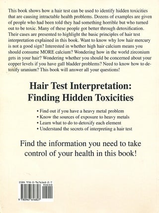 Hair Test Interpretation; finding hidden toxicities