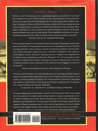Heretics and Colonizers; forging Russia's empire in the south Caucasus