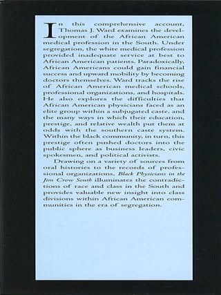 Black Physicians in the Jim Crow South