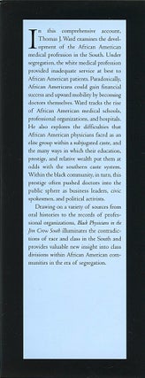 Black Physicians in the Jim Crow South