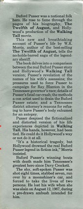 Buford; true story of "Walking Tall" sheriff Buford Pusser