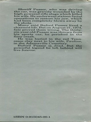 Buford; true story of "Walking Tall" sheriff Buford Pusser