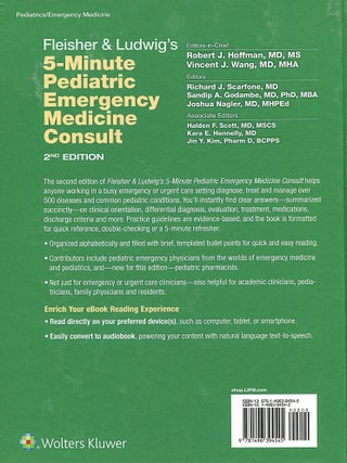 Fleisher & Ludwig's 5-Minute Pediatric Emergency Medicine Consult