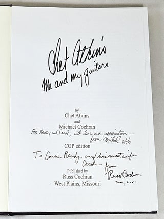 Chet Atkins; me and my guitars