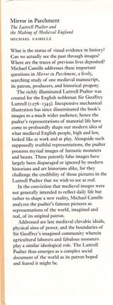 Mirror in Parchment; the Luttrell psalter and the making of medieval England