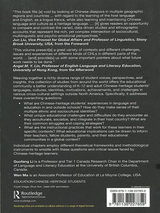 Educating Chinese-Heritage Students in the Global-Local Nexus; identities, challenges, and opportunities