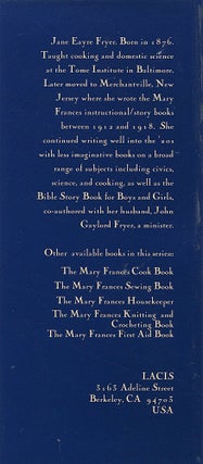 The Mary Frances Garden Book; or, adventures among the garden people