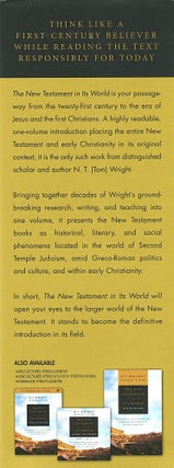 The New Testament in Its World; an introduction to the history, literature, and theology of the first Christians