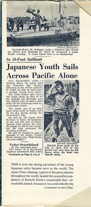 Kodoku; sailing alone across the Pacific