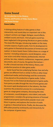 Game Sound; an introduction to the history, theory, and practice of video game music and sound design