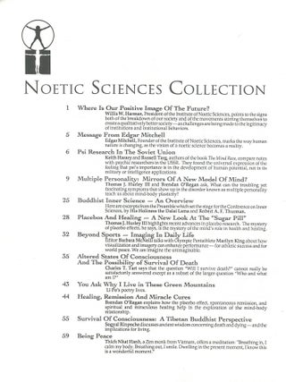 Noetic Sciences Collection 1980-1990; ten years of consciousness research