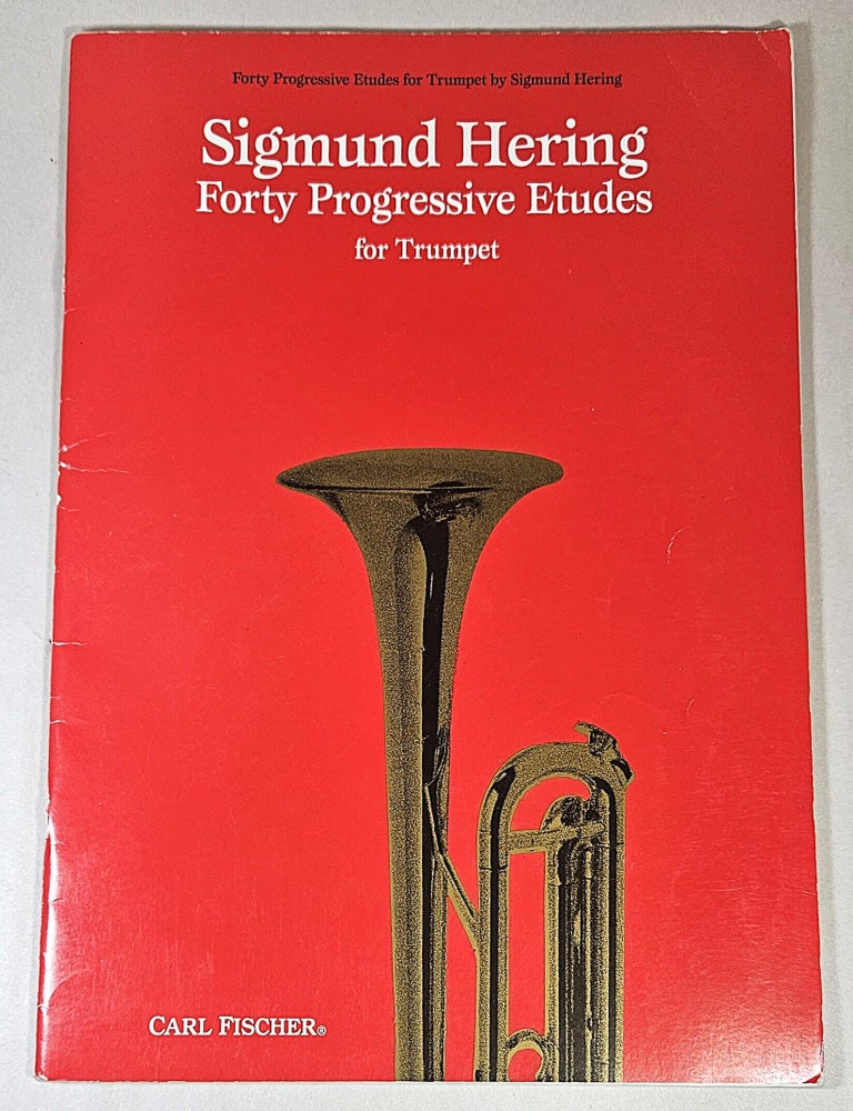 Item #16645 Forty Progressive Etudes for Trumpet. Sigmund Hering.