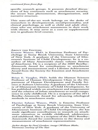 Measuring Attachment; developmental assessment across the lifespan