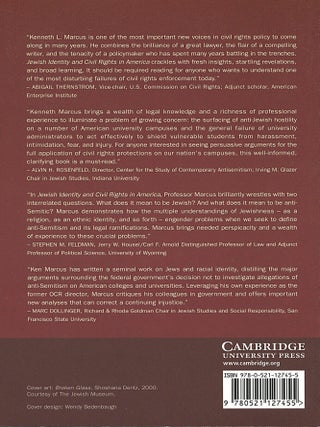 Jewish Identity and Civil Rights in America