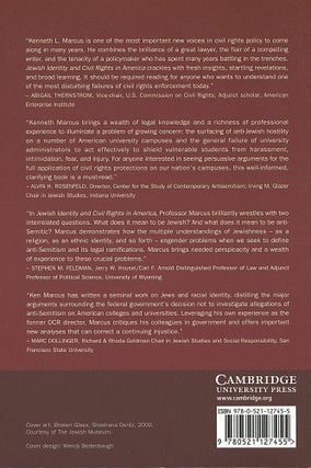 Jewish Identity and Civil Rights in America