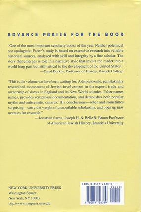 Jews, Slaves, and the Slave Trade; setting the record straight