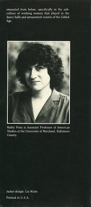 Cheap Amusements; working women and leisure in turn-of-the-century New York