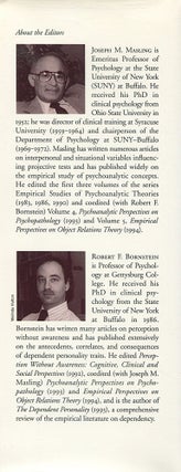Psychoanalytic Perspectives on Developmental Psychology