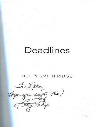 Deadlines