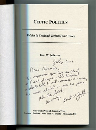 Celtic Politics; politics in Scotland, Ireland, and Wales