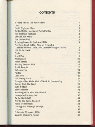 To Veronica's New Lover; Target Poetry Series Book