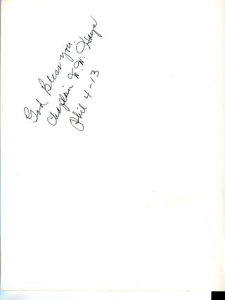 Dear Chaplain; 30 Years of Prison and Jail Ministry
