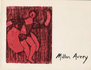 Item #2587 Milton Avery; Prints 1933-1955. Henry H. Lunn, Jr