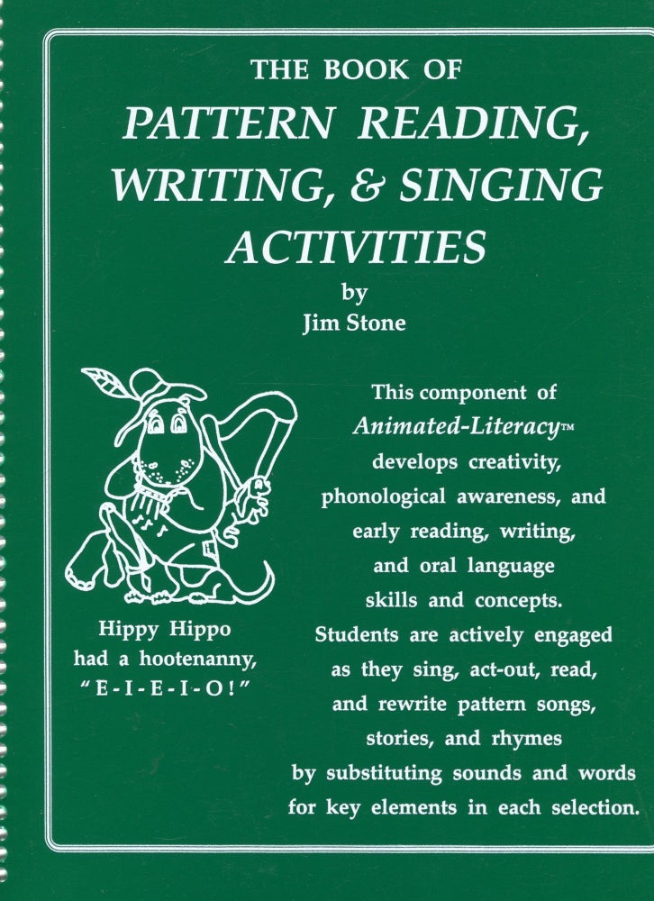 Item #3346 The Book of Pattern Reading, Writing, & Singing Activities. Jim Stone.