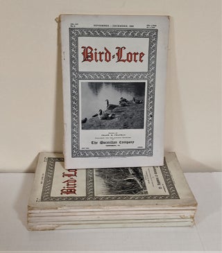 Item #3714 Bird Lore; 8 volumes from the early 1900s. Frank M. Chapman