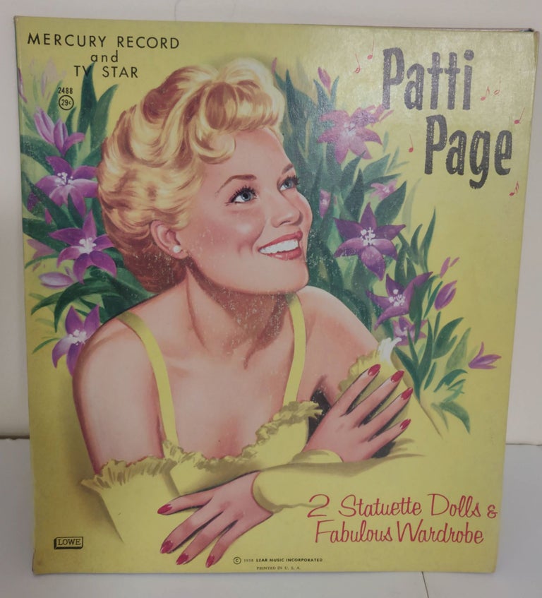 Item #4677 Patti Page: Mercury Record and TV Star; 2 statuette dolls & fabulous wardrobe. Lear Music.