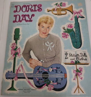 Item #4679 Doris Day: A Motion Picture Star; 2 statuette dolls and clothes. Whitman Publishing