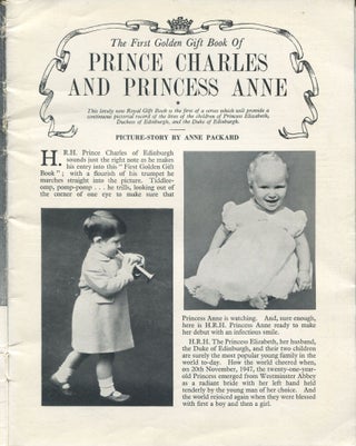 The First Golden Gift Book of Prince Charles and Princess Anne; an enchanting record of Princess Elizabeth's children