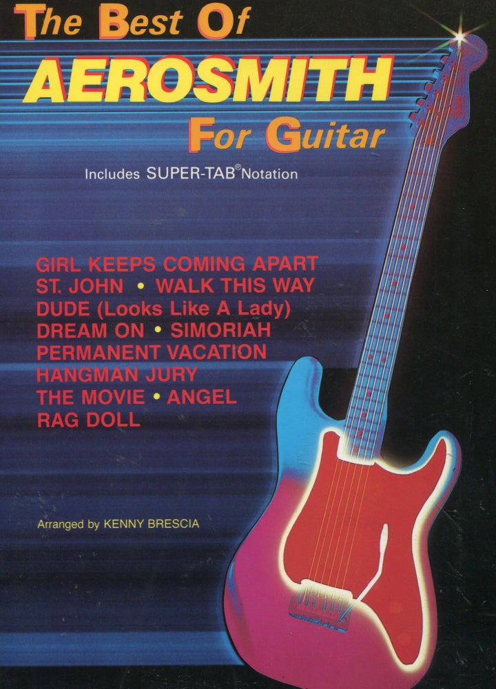 Item #4823 The Best of Aerosmith for Guitar; includes Super-Tab notation. Aerosmith, Kenny Brescia, arranger.