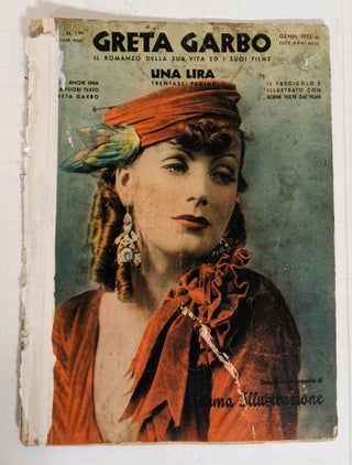 Item #5034 Greta Garbo; Il Romanzo Della Sua Vita Ed I Suoi Films. Guiseppe Marotta